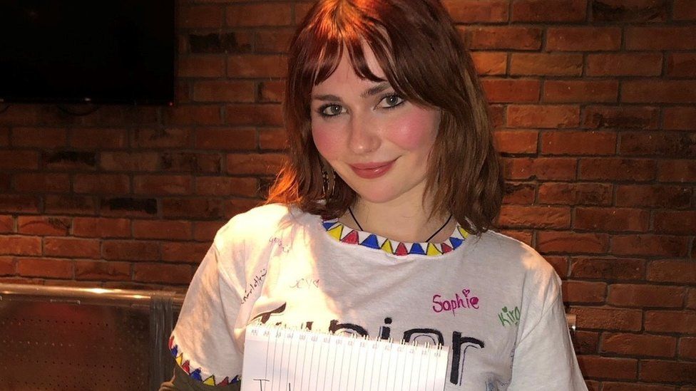 Isobel Hales dressed as Taylor Swift
