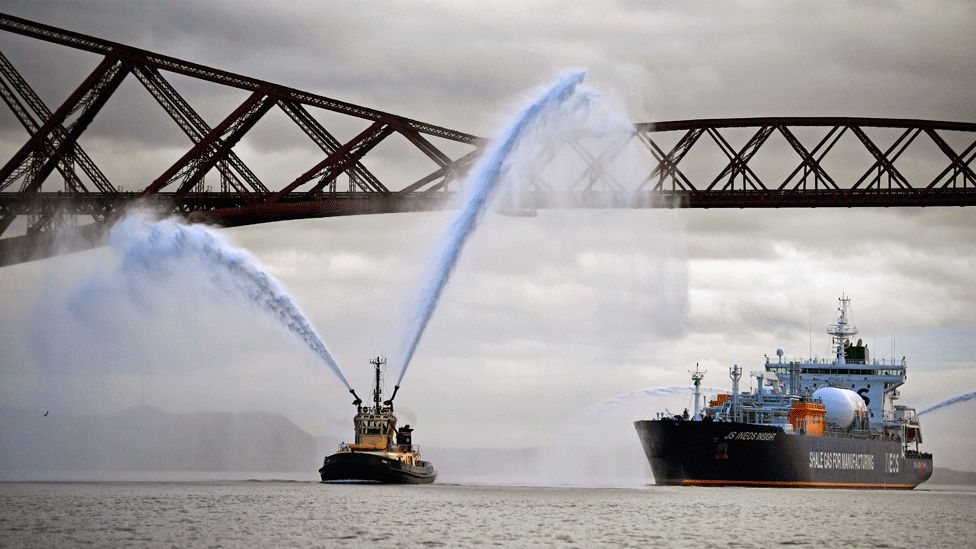 Fracking shipment to Scotland