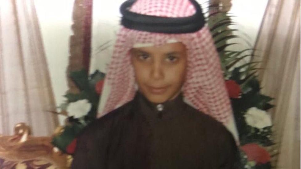 Hamad as a child