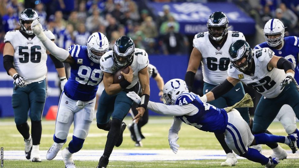 NFL Week 11 Results: Eagles Beat Colts Late On, Cowboys Hammer Vikings ...