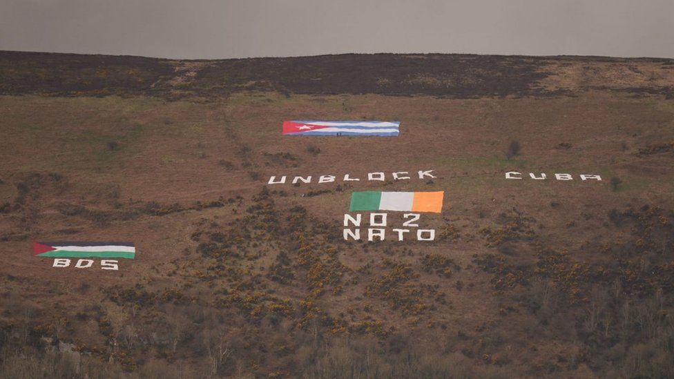 Political messages on Black Mountain