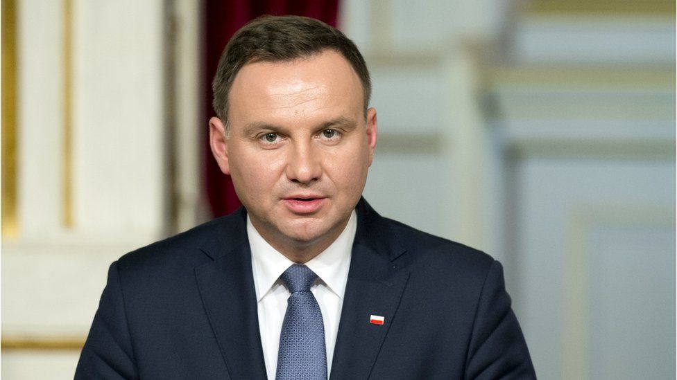 Polnischer Präsident Andrzej Duda