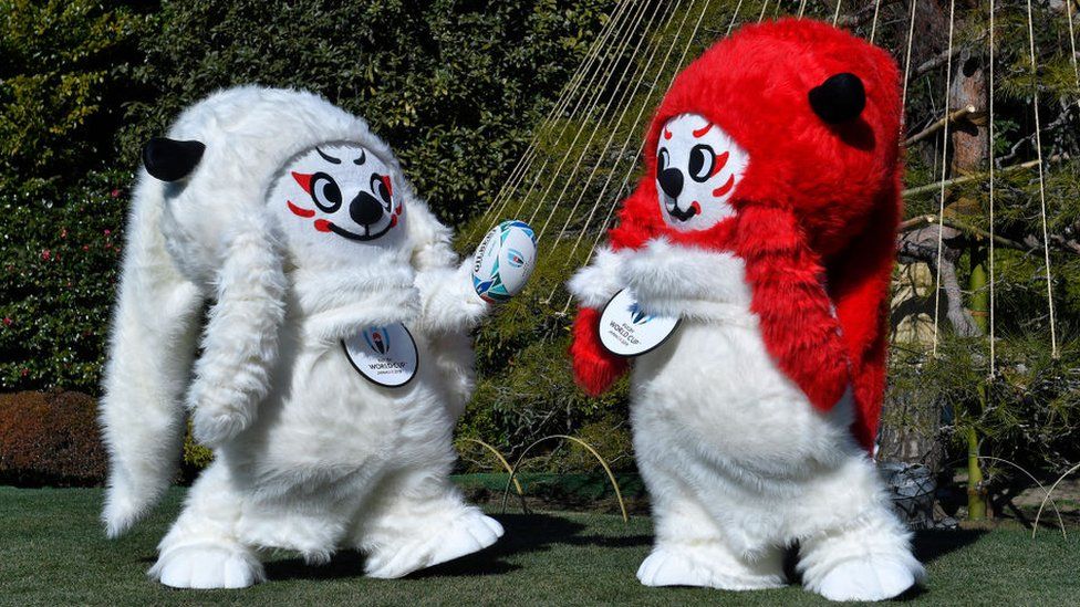 Getty Images - A Yomiuri Giants mascot wearing a plastic