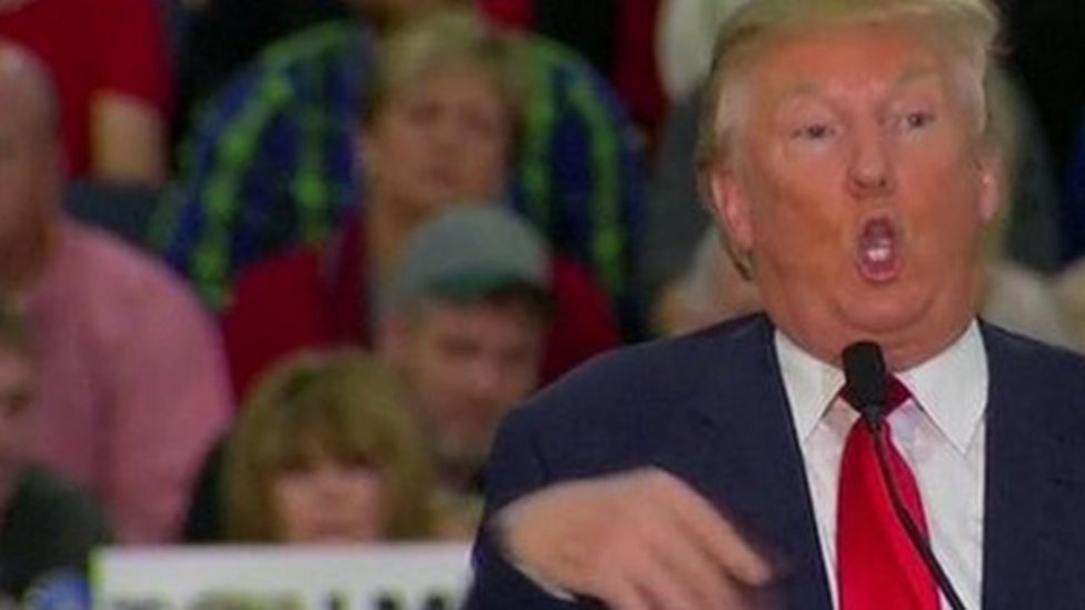 donald-trump-denies-mocking-disabled-reporter-bbc-news