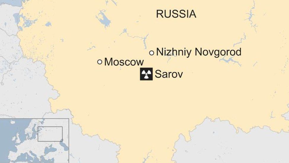 Russia Sarov map