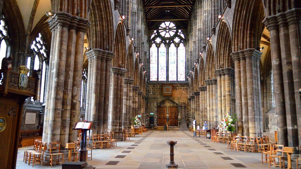 Interior of Glasgow cathedral