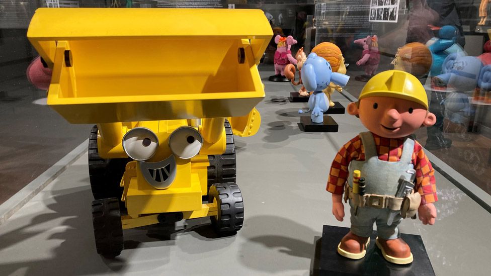 Bob the Builder model at Mackinnon and Saunders exhibition at Sale Waterside