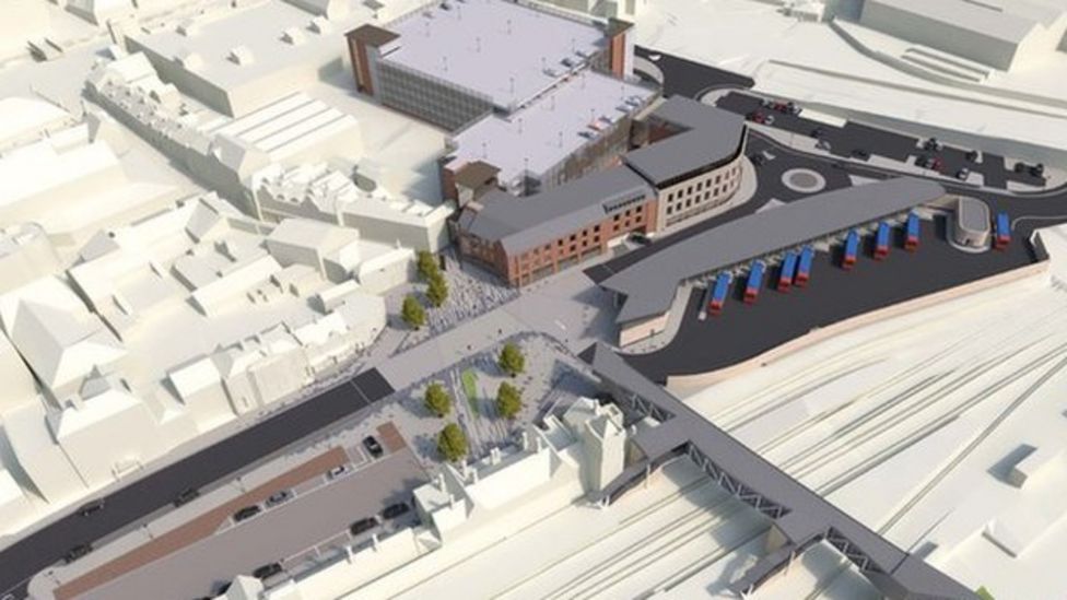 Work begins on £30m transport hub in Lincoln BBC News