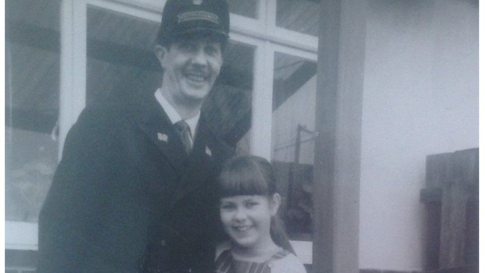 Vivien Stiles and her father Dennis Bentall