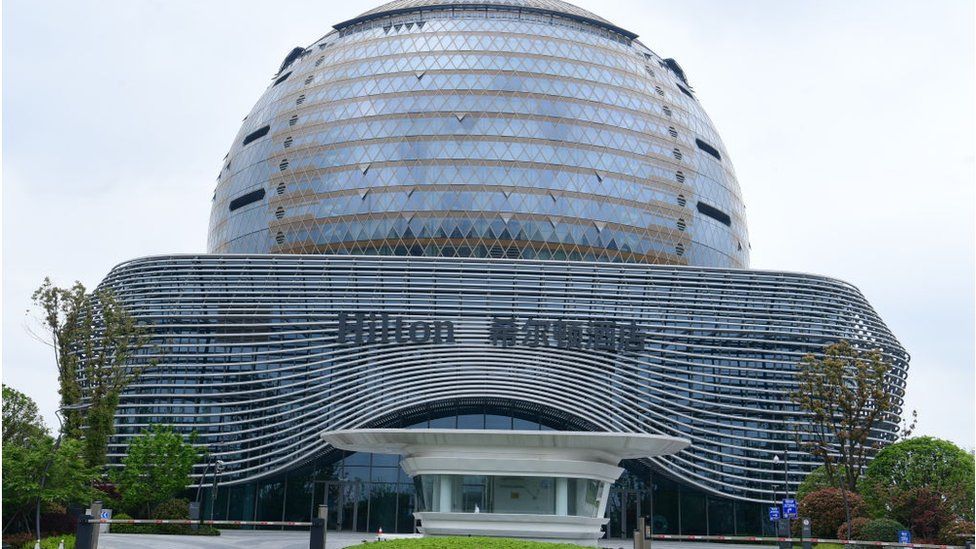 A Hilton hotel in Huzhou city
