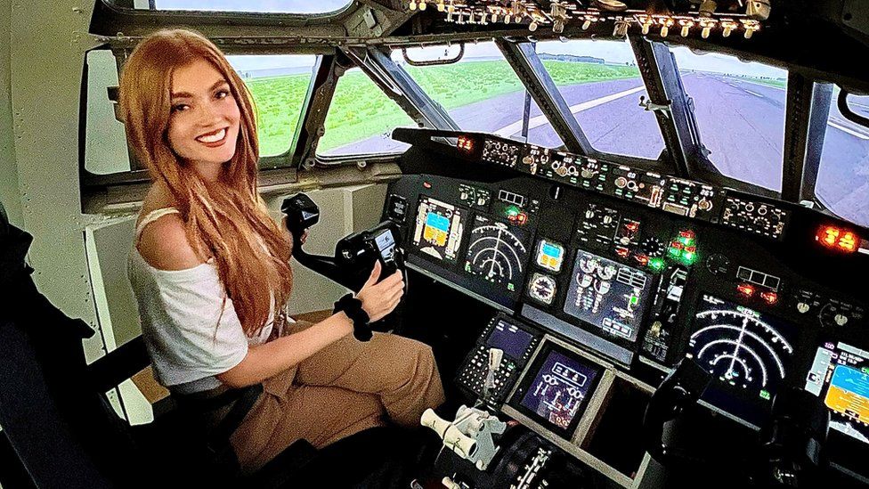 Miss Englands Dream To Inspire Young Female Pilots Bbc News