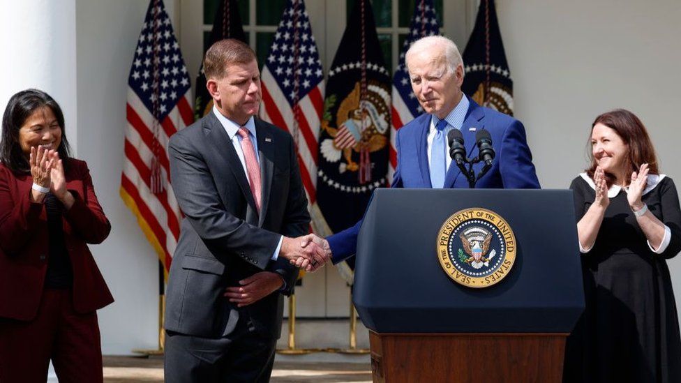 Some unions have rejected a deal the Biden administration brokered in September