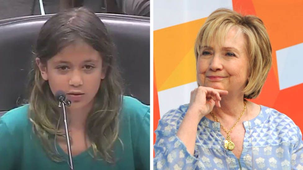 Hillary and the girl