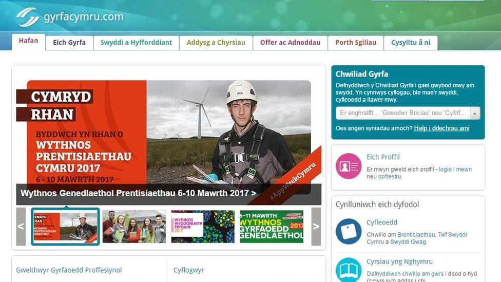 Gwefan Gyrfa Cymru