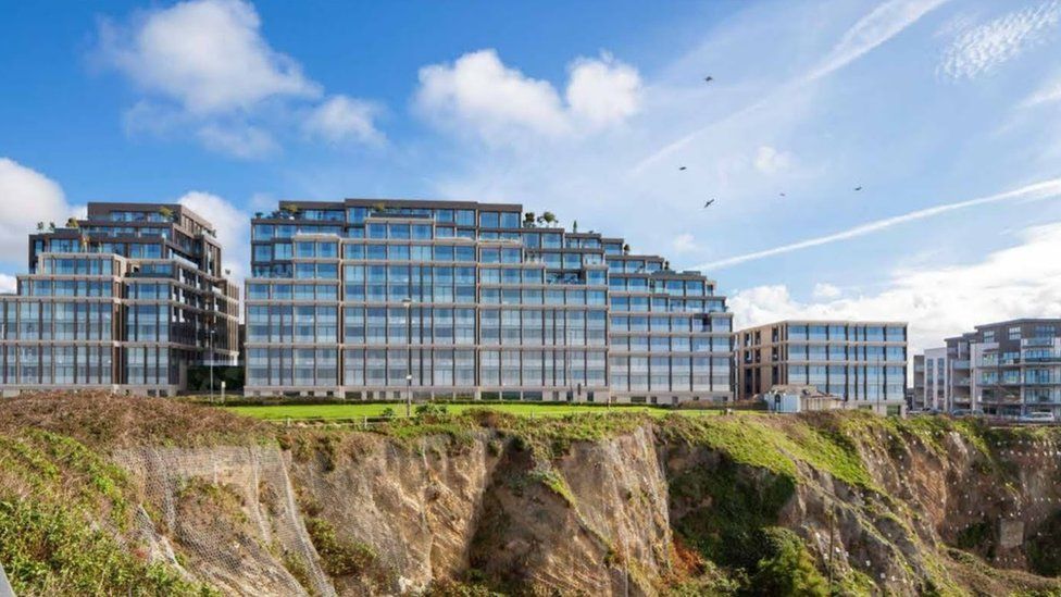 Newquay Narrowcliff development plans revised BBC News