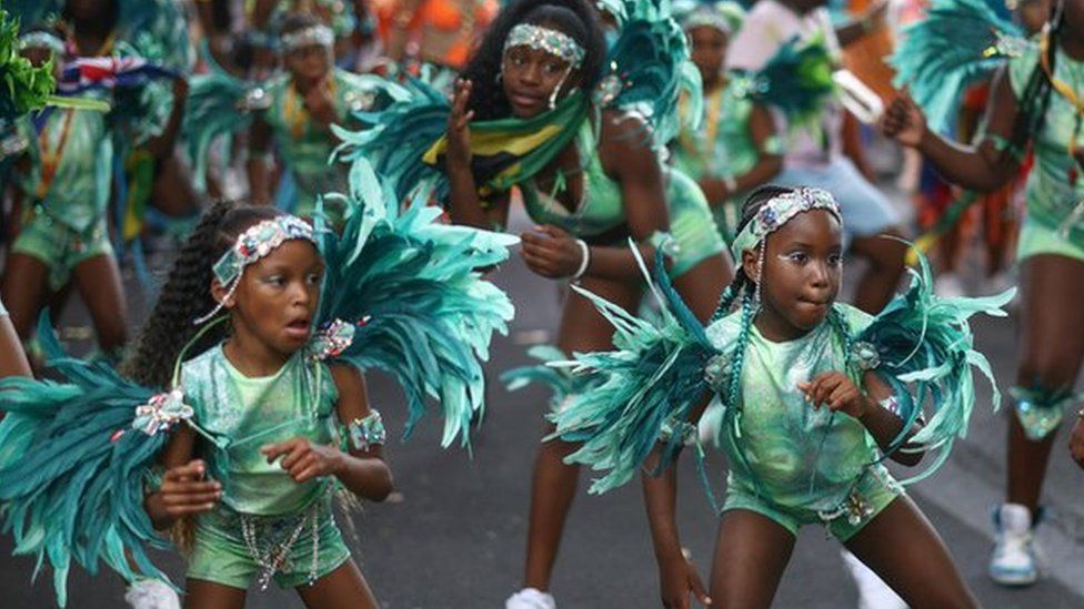 Children at Notting Hill Carnival