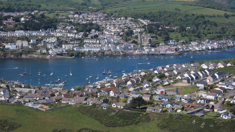 View of Fowey from Polruan