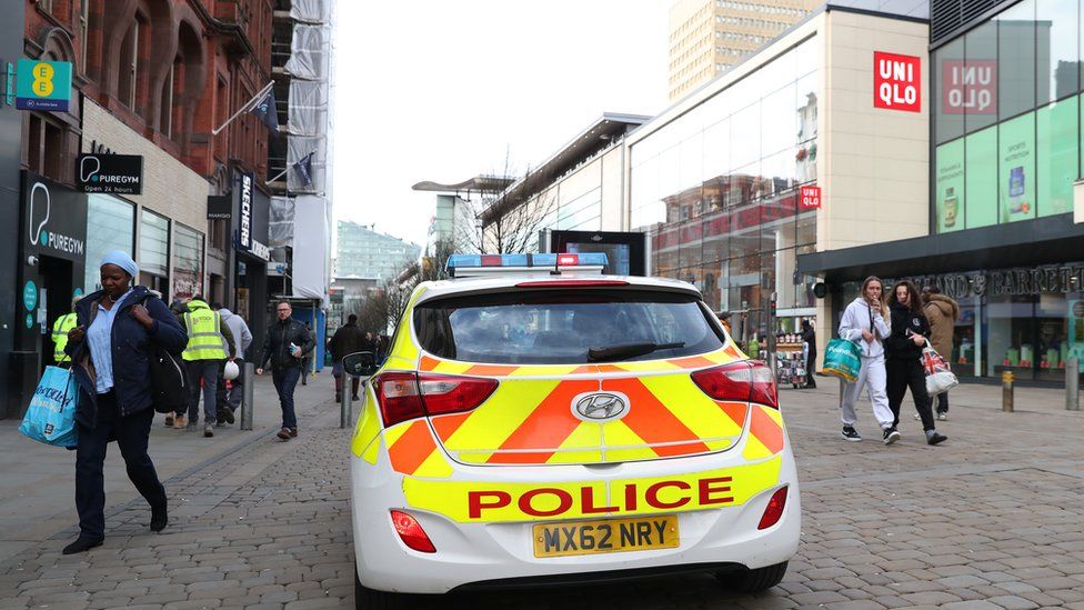 Police car in Manchester generic