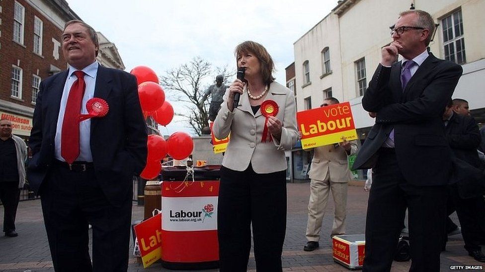 Ian Austin (right), campaigning with Harriet Harman and John Prescott in 2010