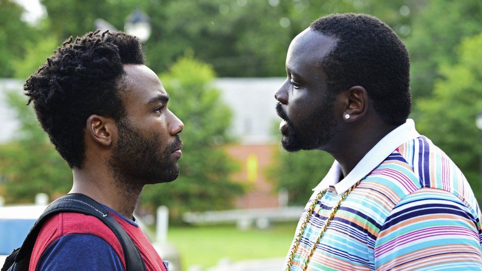 Childish Gambino in character as Earnest Marks, a a character in comedy series called Atlanta