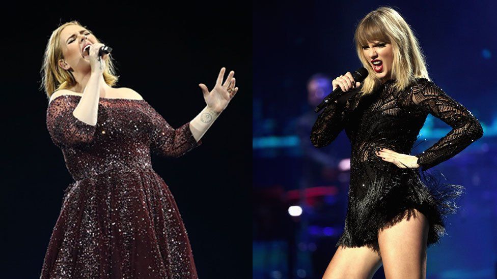 Adele and Taylor Swift
