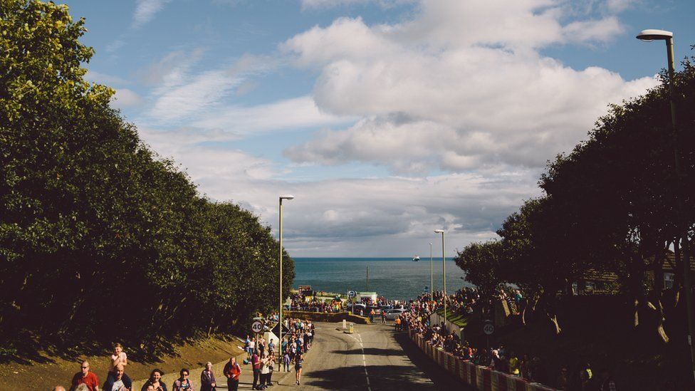 Thousands of runners make their way towards South Shields