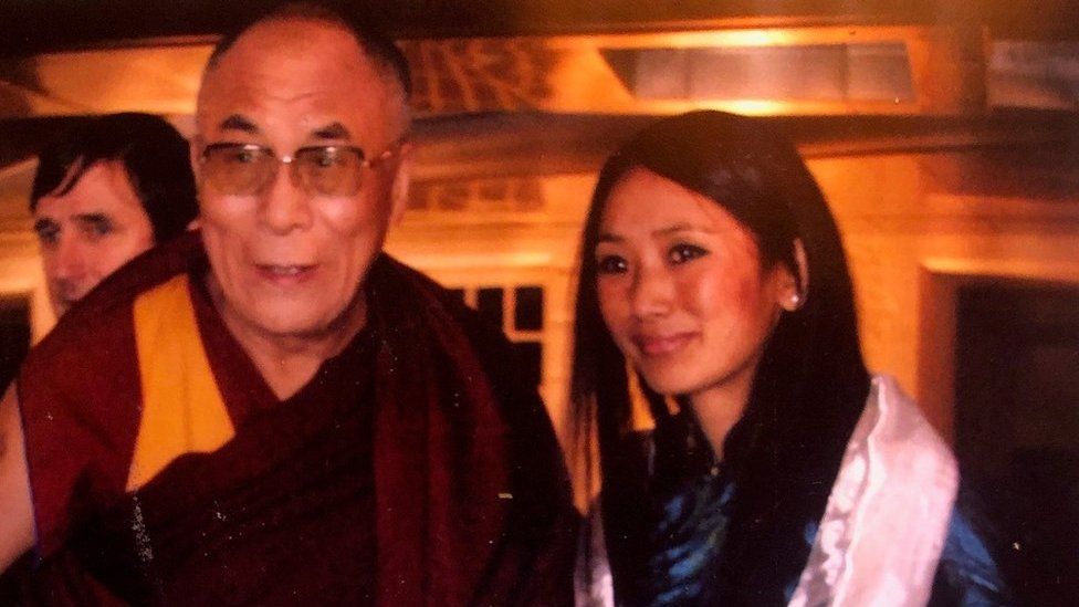 Dalai Lama with Reka Gawa