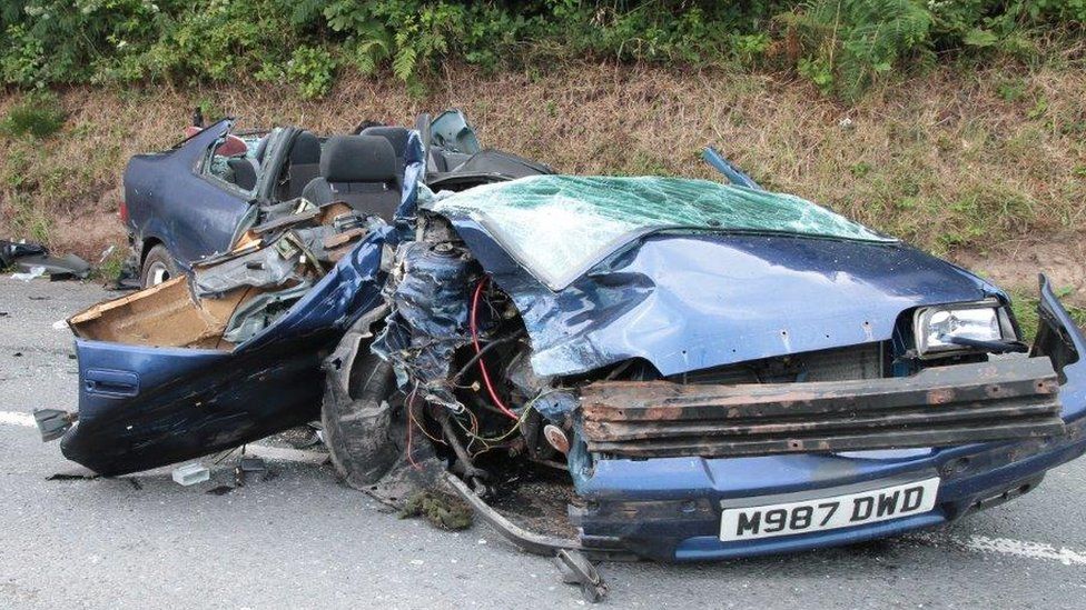 Brain injury crash driver Andrew Palmer is jailed - BBC News