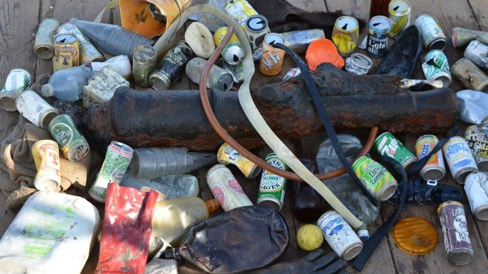 Rubbish found on HMS Invincible