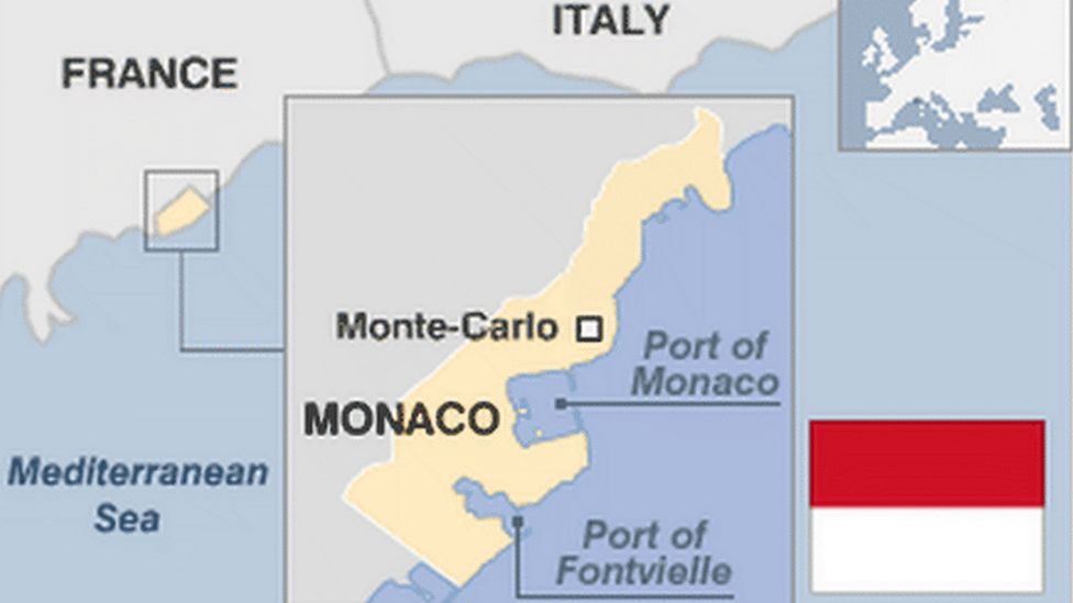 Map of Monaco