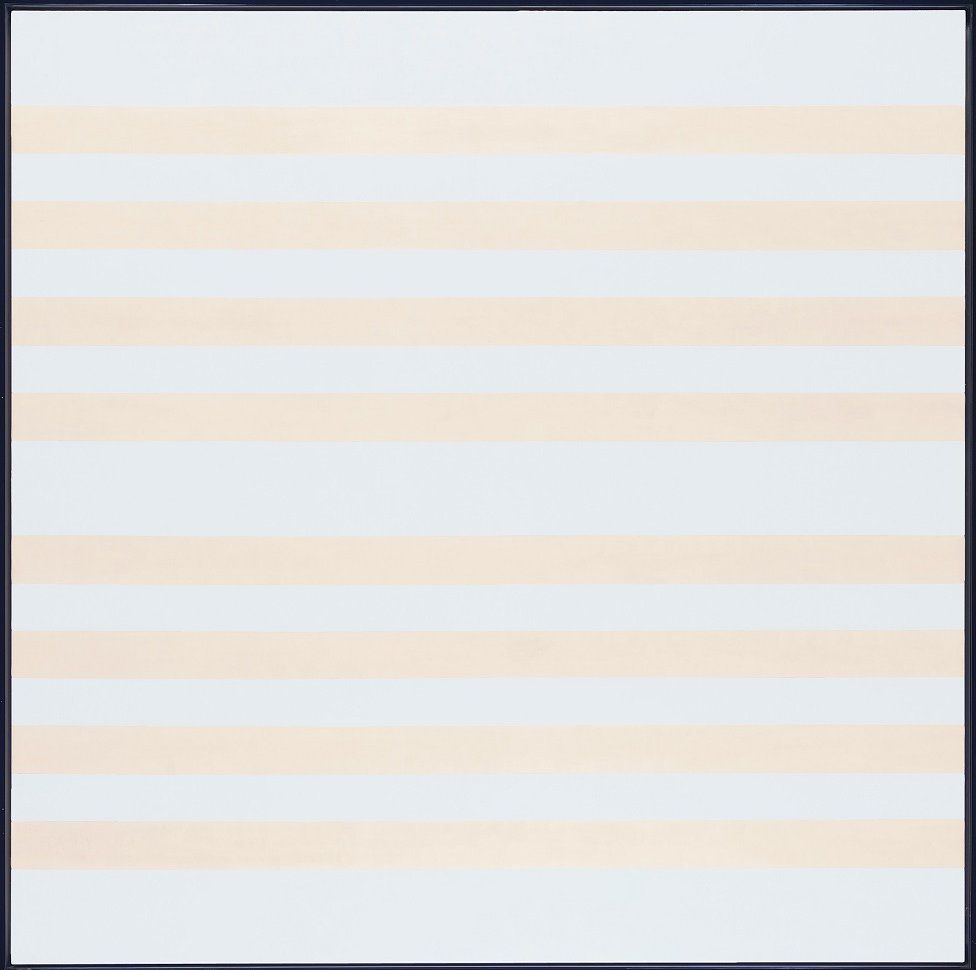 Loving Love was painted by Agnes Martin four years before her death