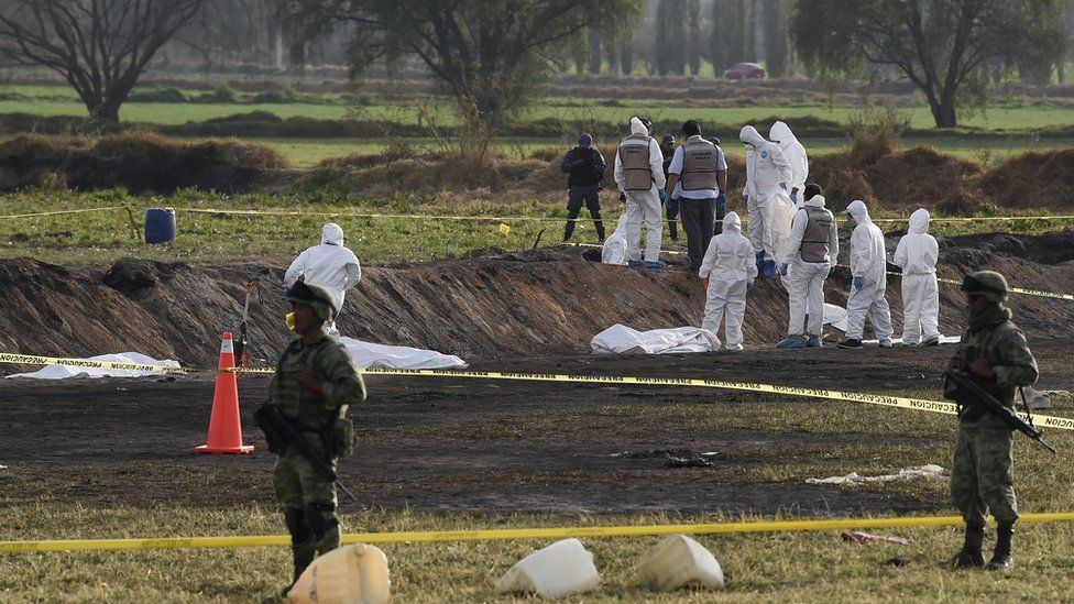 Mexico pipeline explosion aftermath