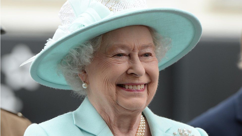 The Queen pictured during her visit to Coleraine, County Londonderry, in June 2014