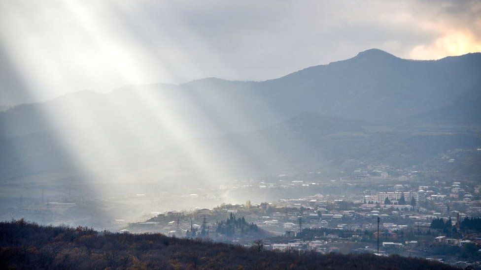 Nagorno-Karabakh's main city of Khankendi/Stepanakert