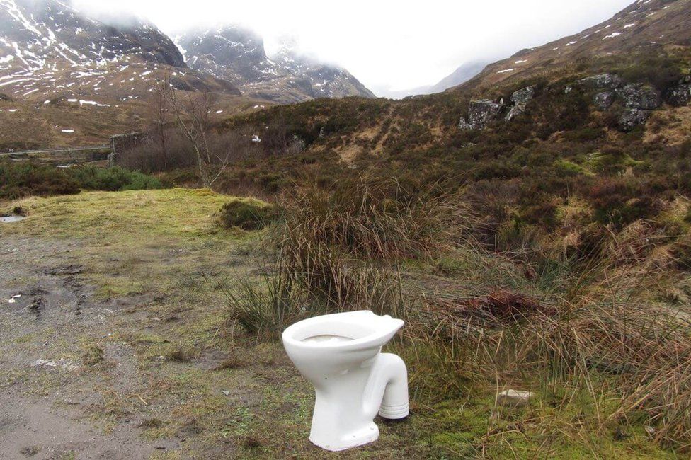 Toilet in Glen Coe