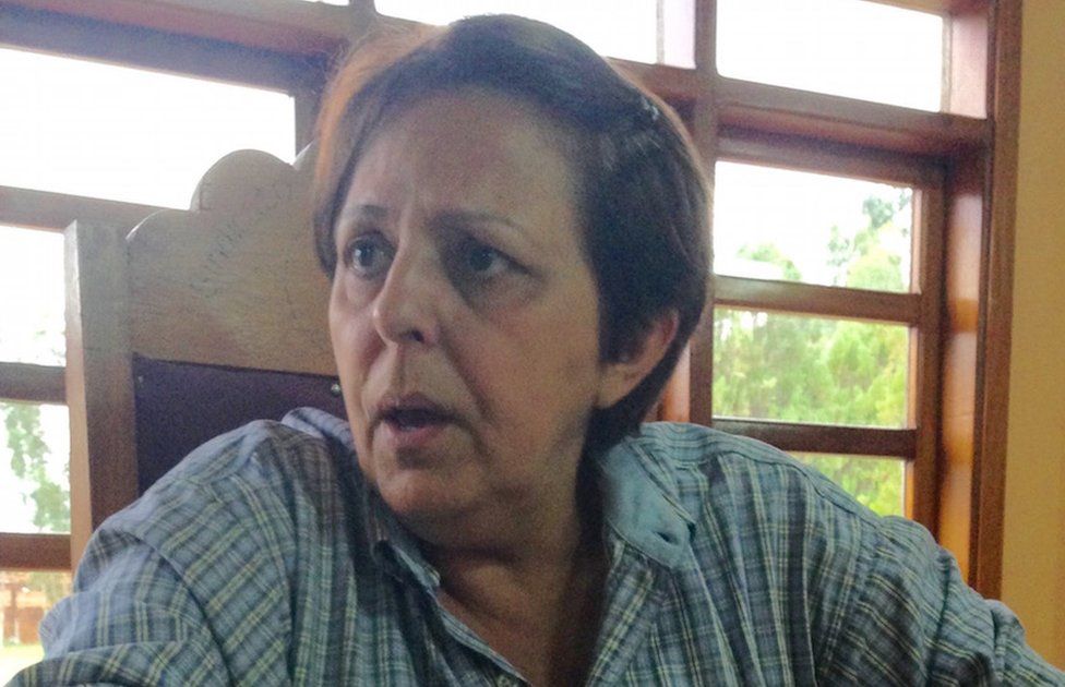 Roseli Ruiz in her office 08 September 2015