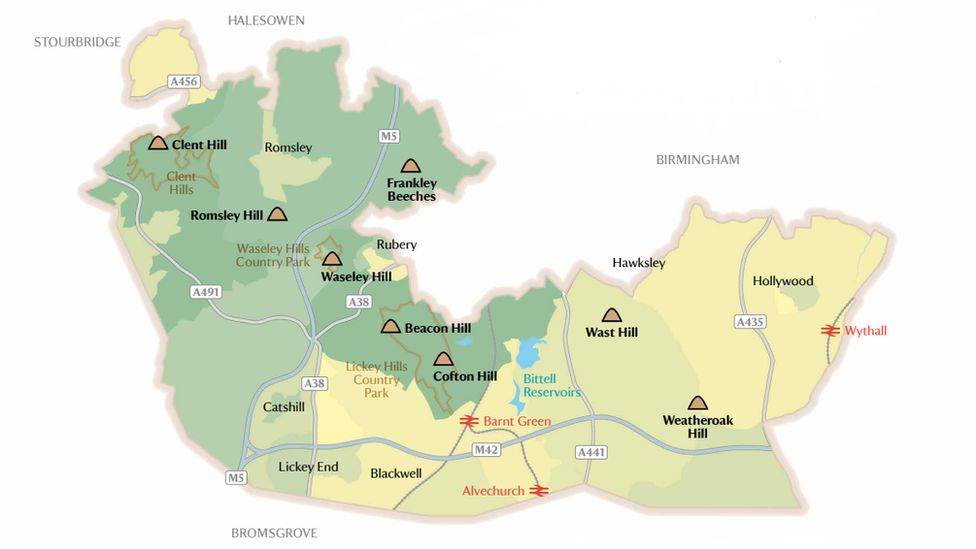 National Trust map of proposed Eight Hills area