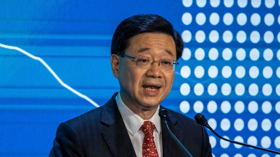Hong Kong Chief Executive, John Lee Ka-chiu