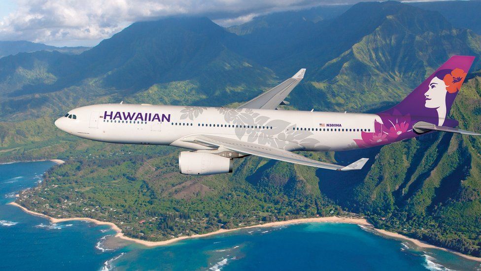 A Hawaiian Airlines plane