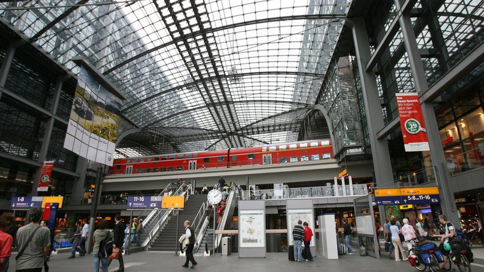 File image of Berlin's Hauptbahnhof