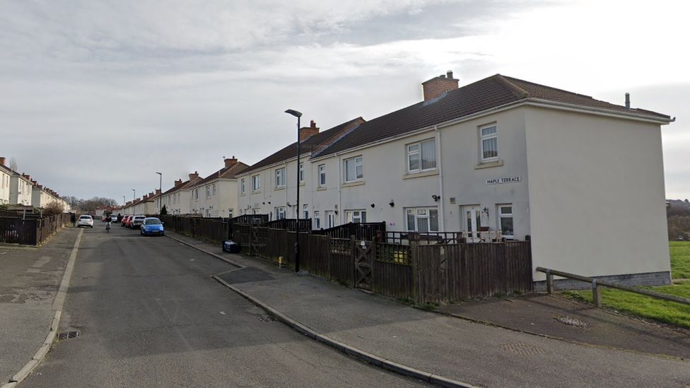 A street view, from Google Maps, of Maple Terrace in Shiney Row, Sunderland