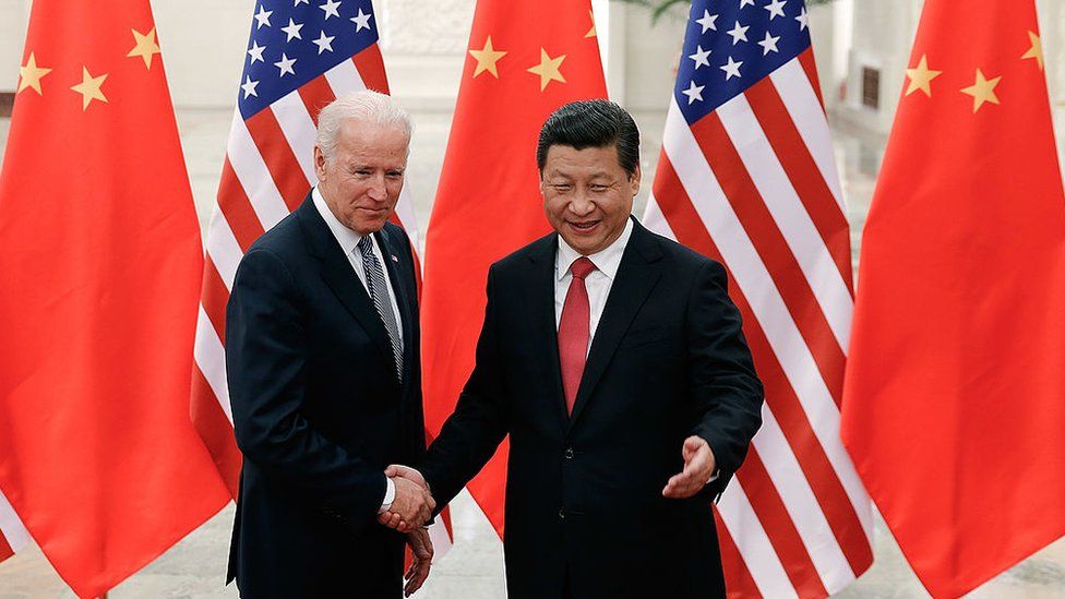 Joe Biden meets Xi Jinping in China