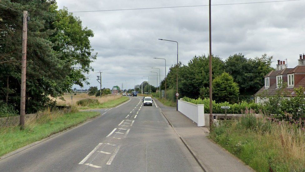 Pedestrian dies after being hit by car on A71 in West Lothian - BBC News