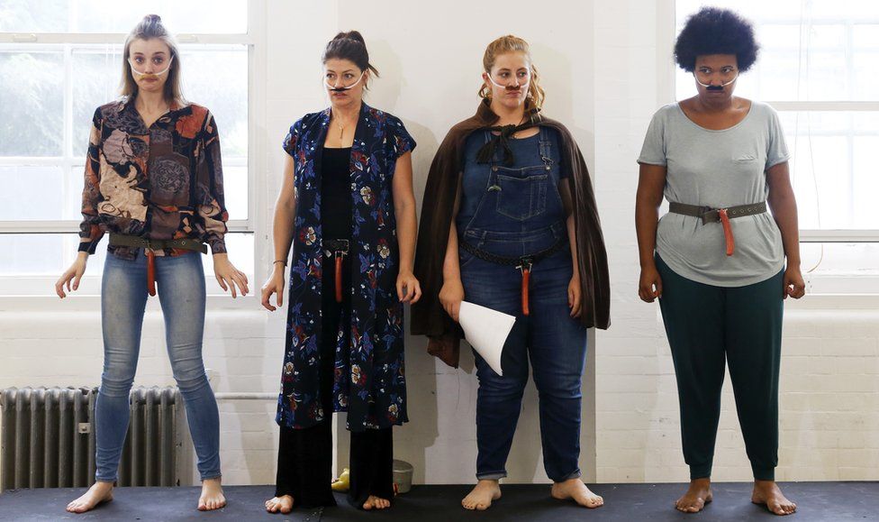Cast members from Women in Power