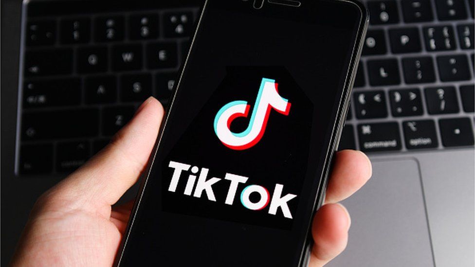 TikTok on a mobile