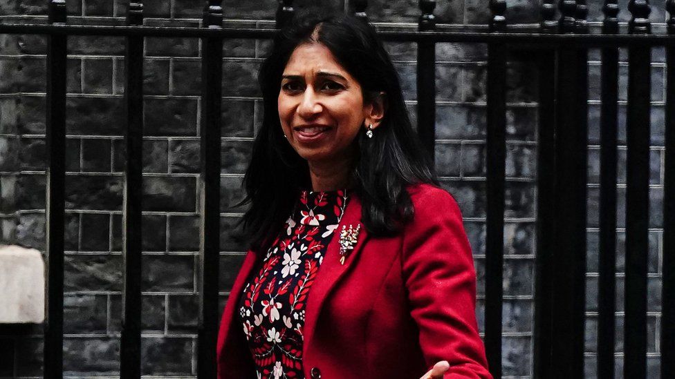 Home Secretary Suella Braverman arrives for a cabinet meeting at 10 Downing Street, London, ahead of a mini-budget announcement by Chancellor of the Exchequer Kwasi Kwarteng. Picture date: Friday September 23, 2022.