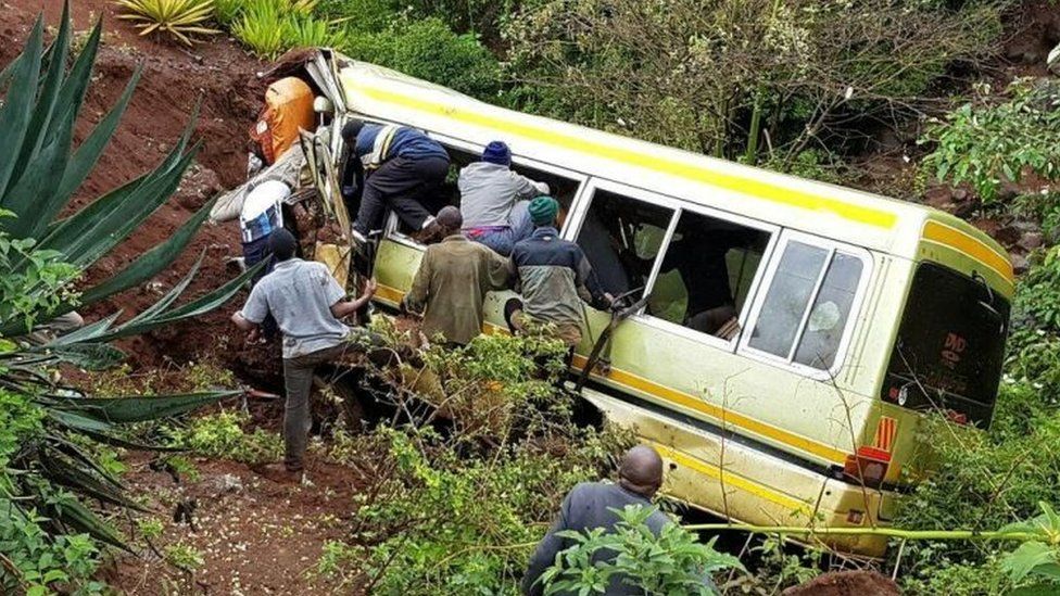 Tanzania school bus crash kills dozens BBC News