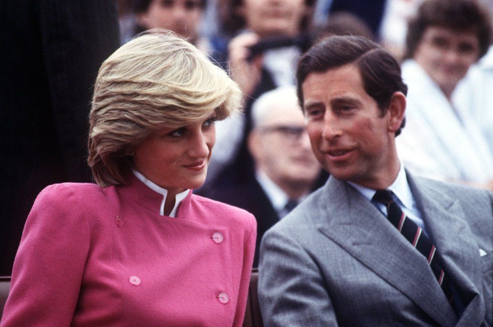 Prince and Princess Of Wales during a visit to Montague, Prince Edward Island, Canada