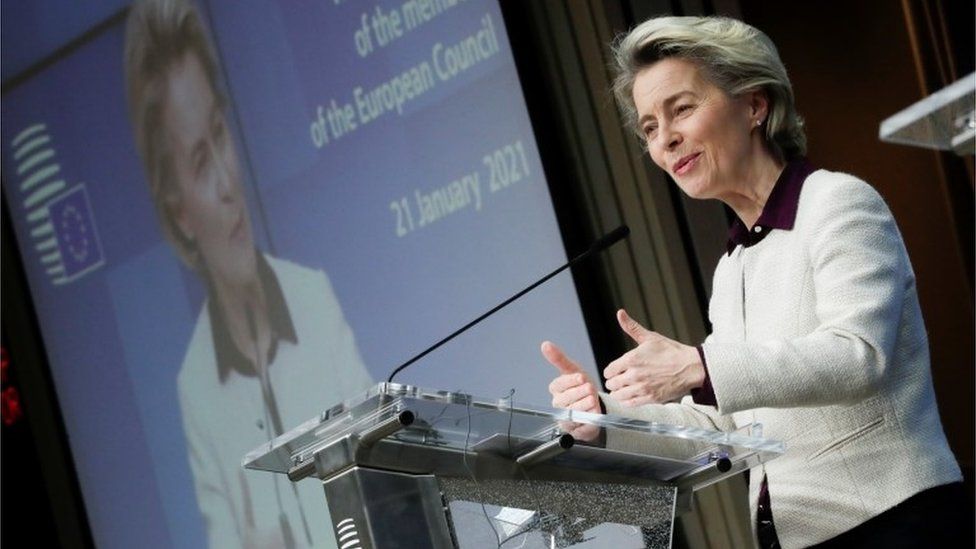 European Commission chief Ursula von der Leyen