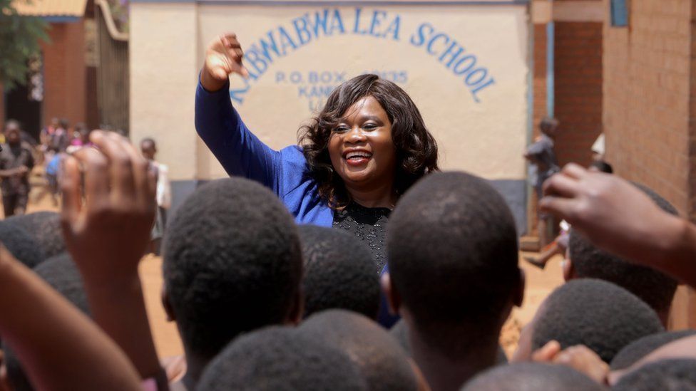 Natasha spends time with girls in various public schools sharing her life experiences